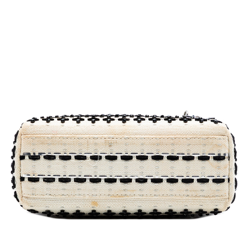 Mini Canvas Bead and Sequin Embellished Lady Dior - Image 3