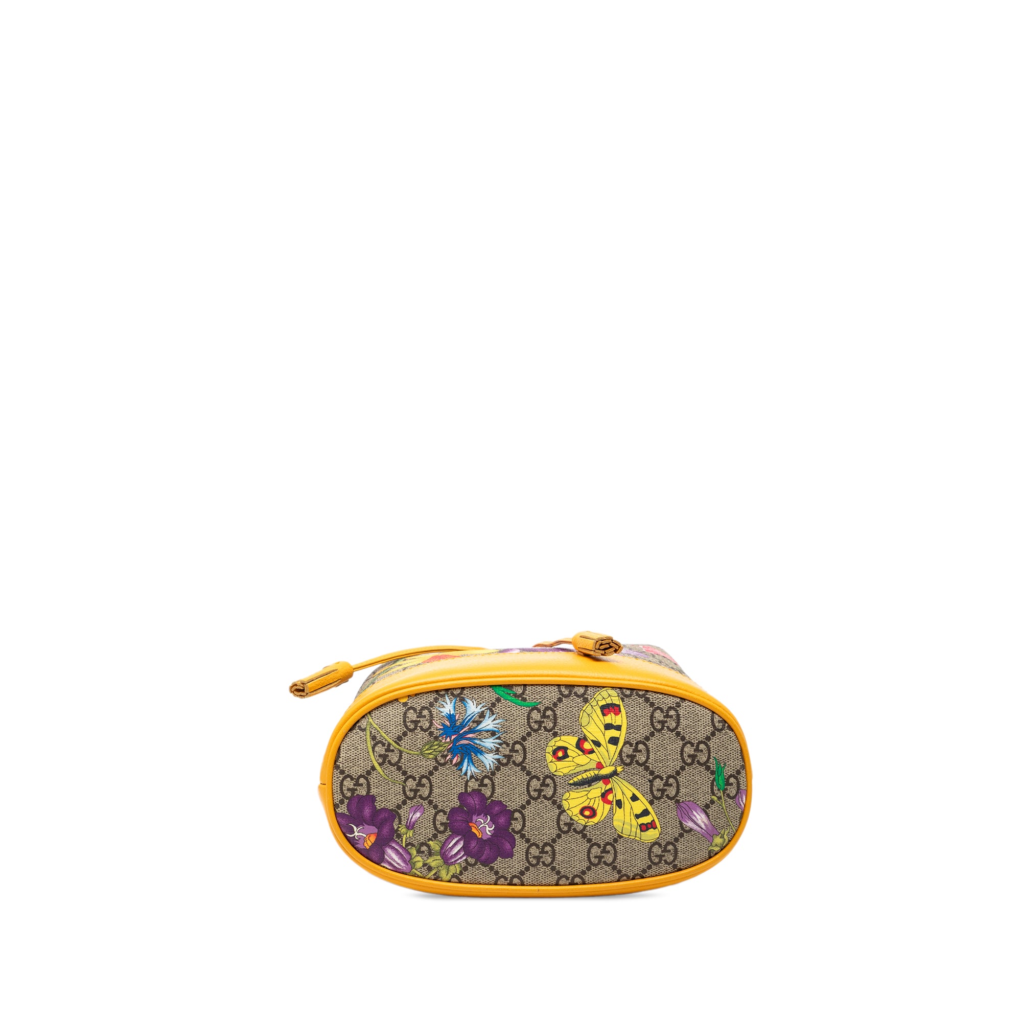 Small GG Supreme Flora Ophidia Bucket Bag - Image 3