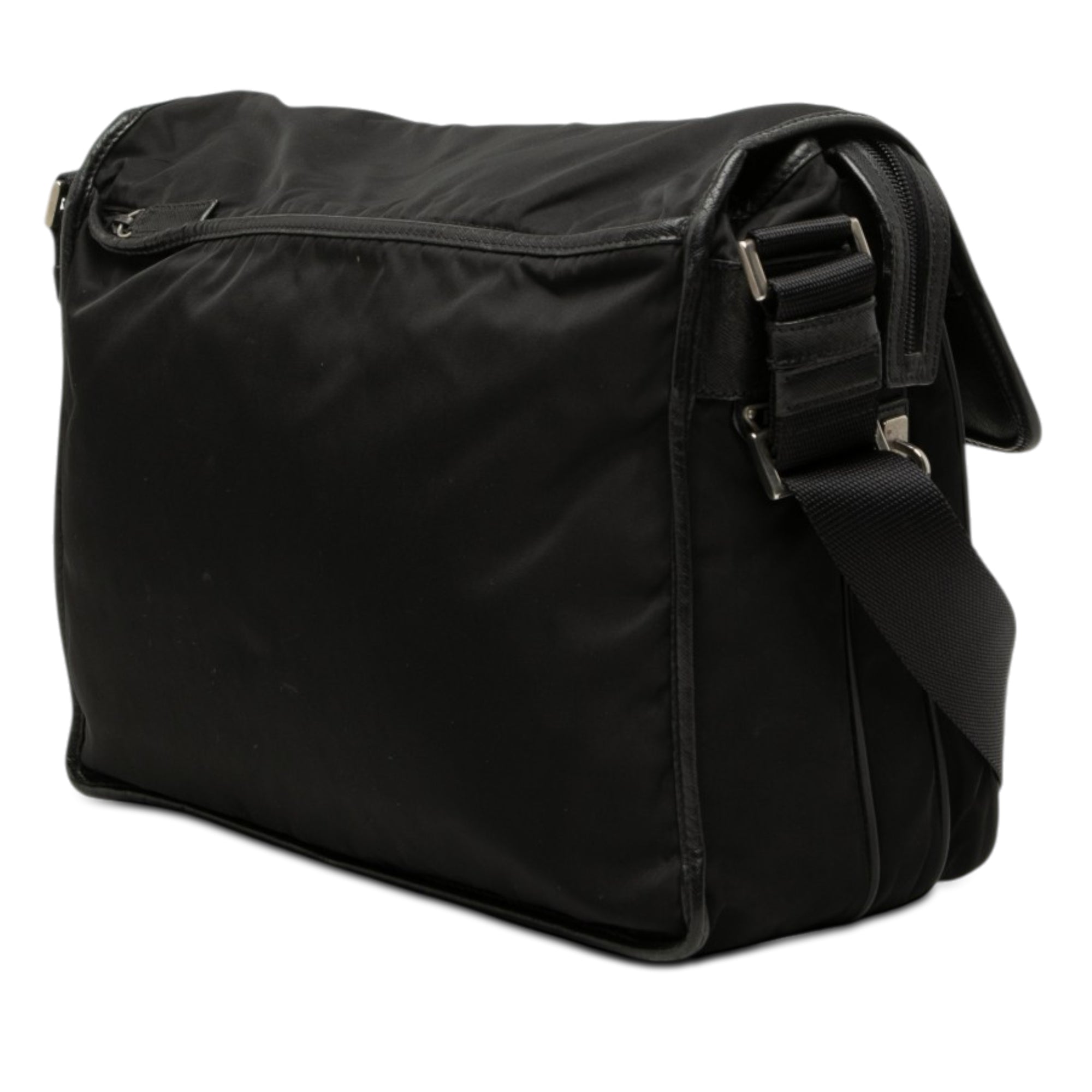 Tessuto Double Buckle Messenger Bag - Image 2