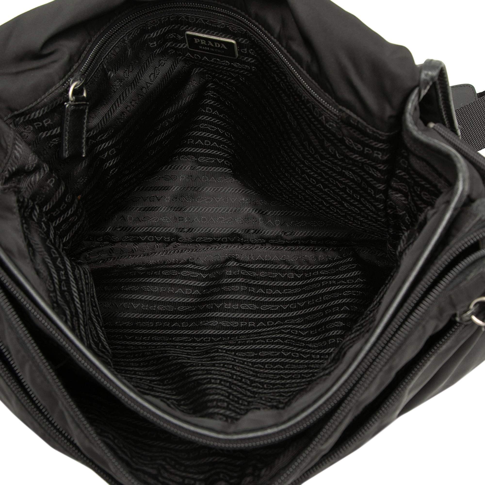 Tessuto Double Buckle Messenger Bag - Image 4