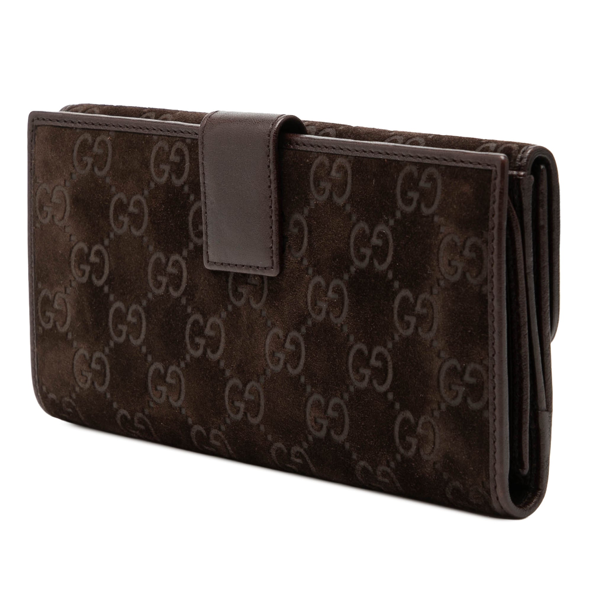 GG Suede Pelham Continental Long Wallet - Image 2