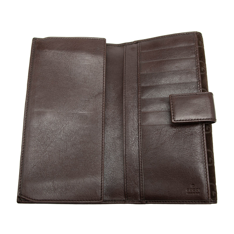 GG Suede Pelham Continental Long Wallet - Image 4