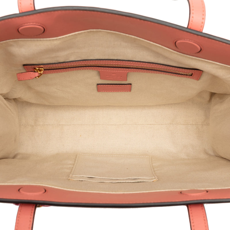 GG Marmont Calfskin Ribbon Tote - Image 4