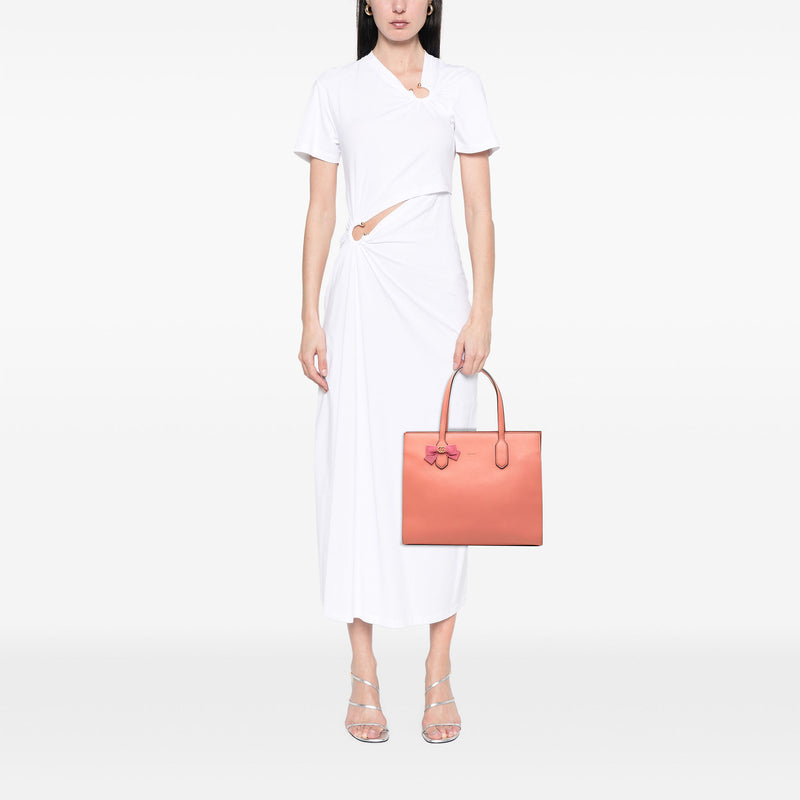 GG Marmont Calfskin Ribbon Tote - Image 9