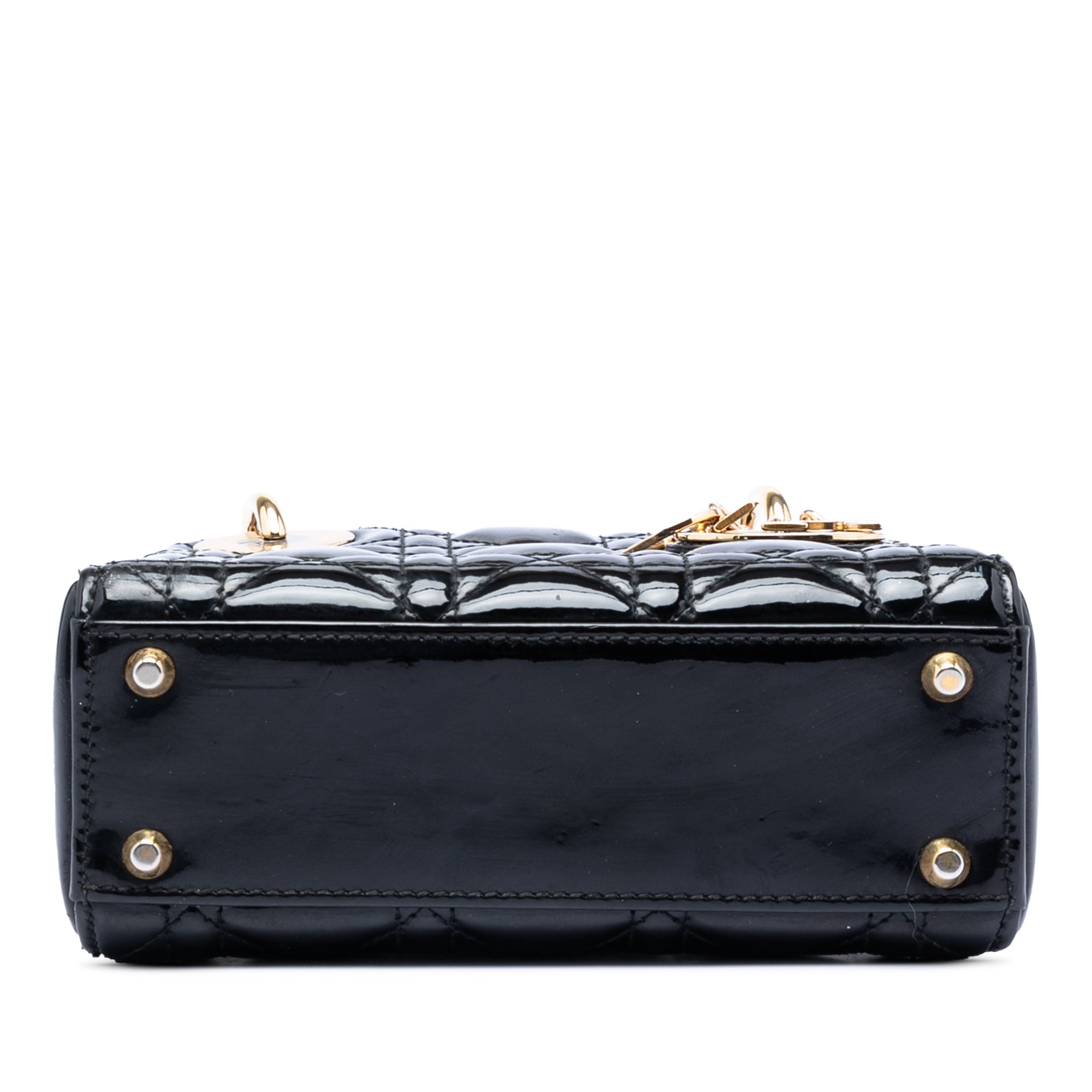 Mini Patent Cannage Lady Dior - Image 3