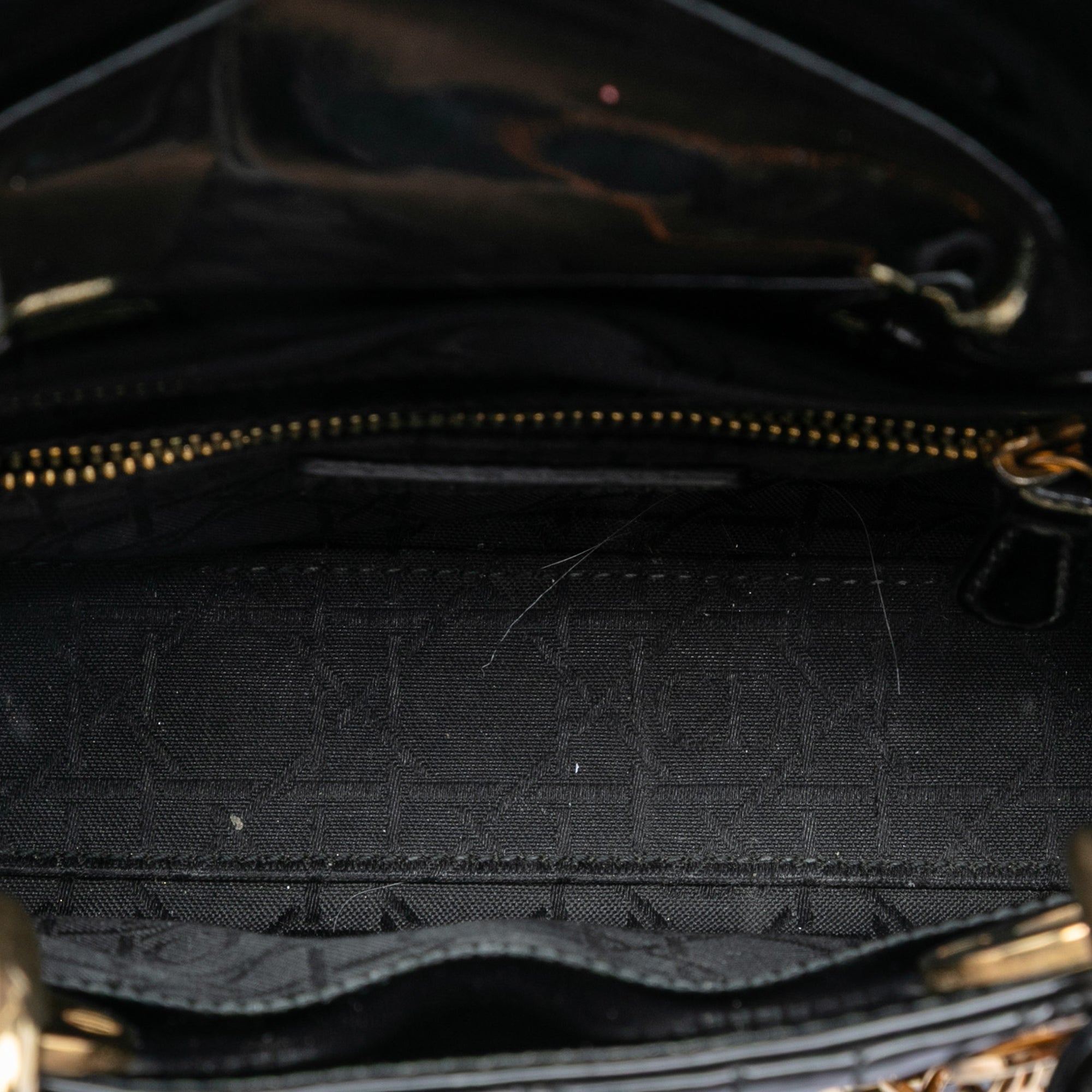 Mini Patent Cannage Lady Dior - Image 4