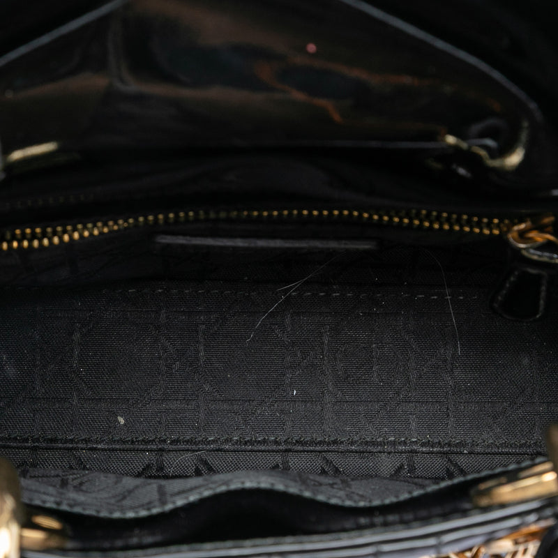 Mini Patent Cannage Lady Dior - Image 4