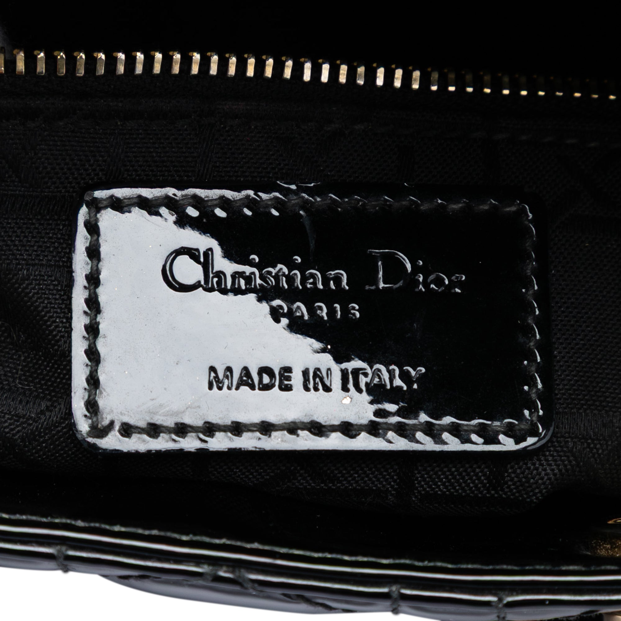 Mini Patent Cannage Lady Dior - Image 5