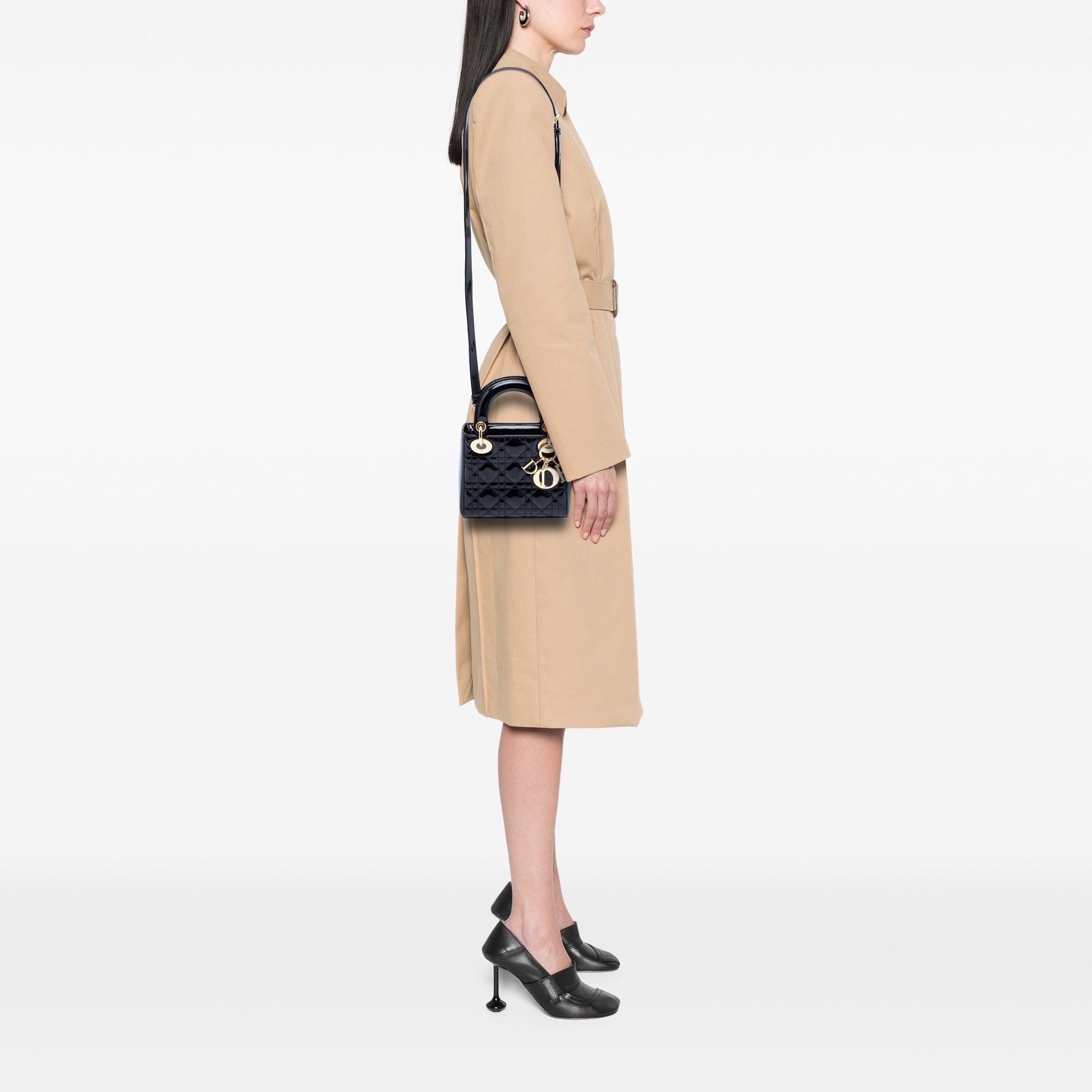 Mini Patent Cannage Lady Dior - Image 7