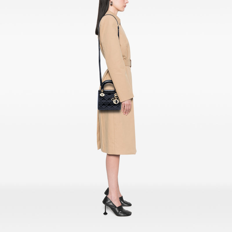 Mini Patent Cannage Lady Dior - Image 7