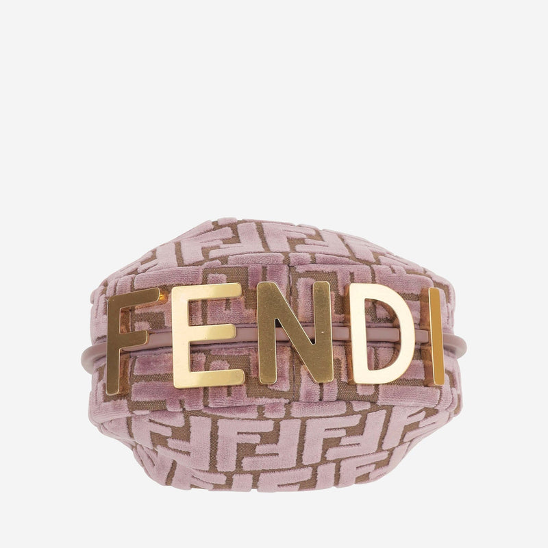 Fendi Fendigraphy Shoulder Bag — Pink Polyester