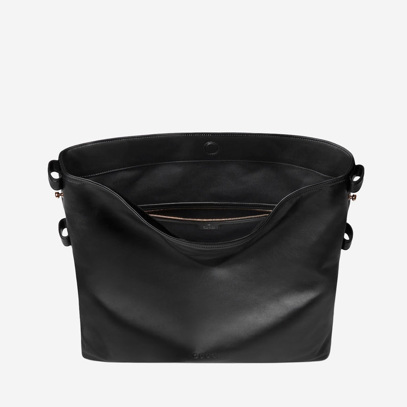 Gucci Beatrix Shoulder Bag — Black Leather