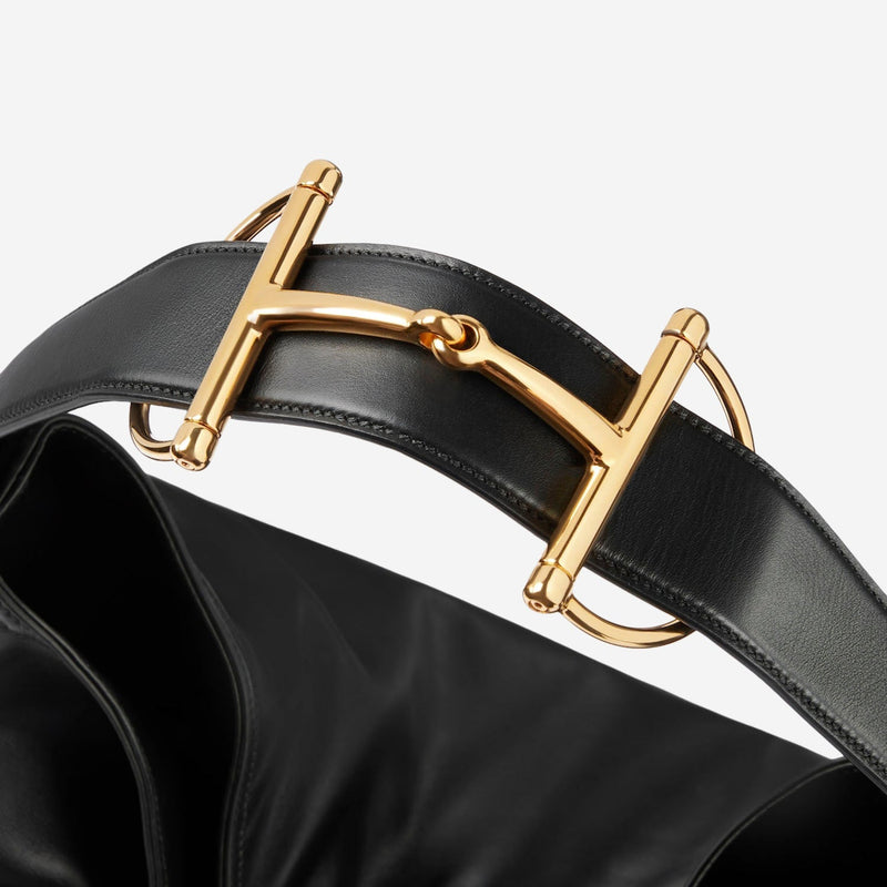 Gucci Beatrix Shoulder Bag — Black Leather
