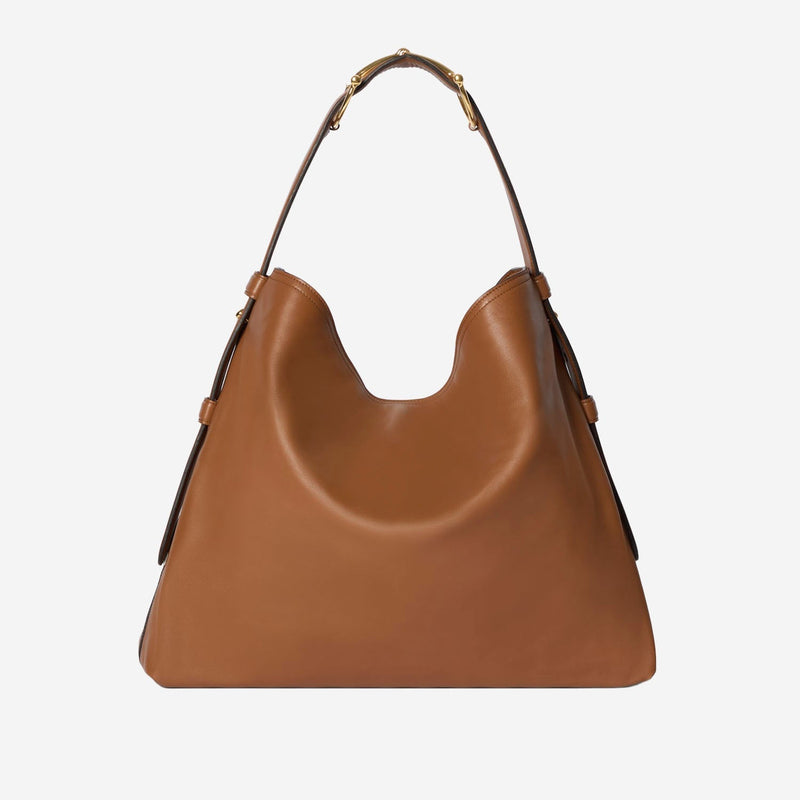Gucci Shoulder Bag — Brown Calfskin