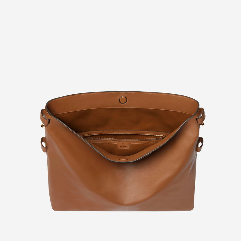 Gucci Shoulder Bag — Brown Calfskin
