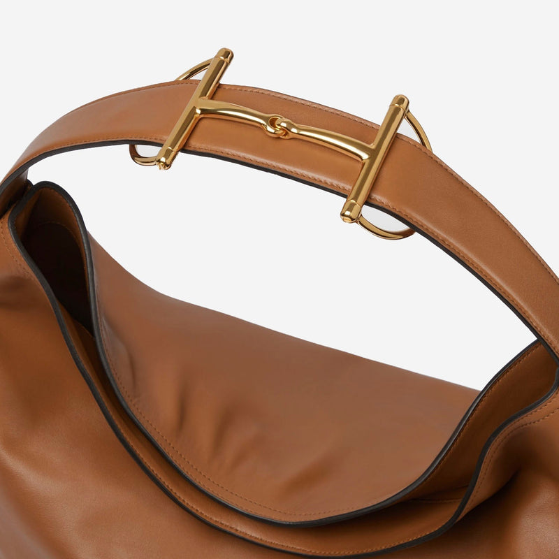 Gucci Shoulder Bag — Brown Calfskin