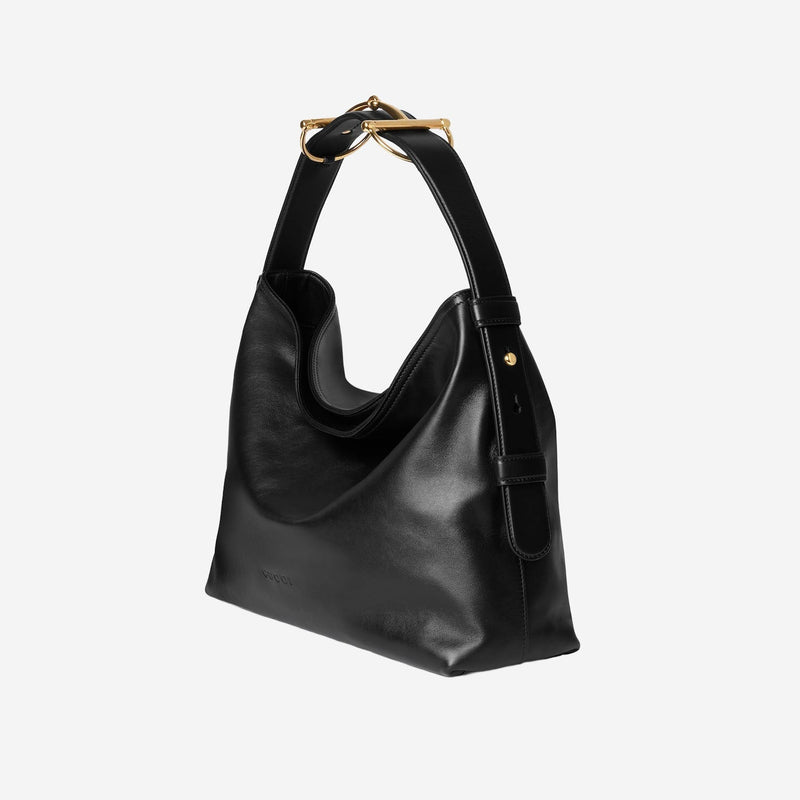 Gucci Beatrix Shoulder Bag — Black Calfskin