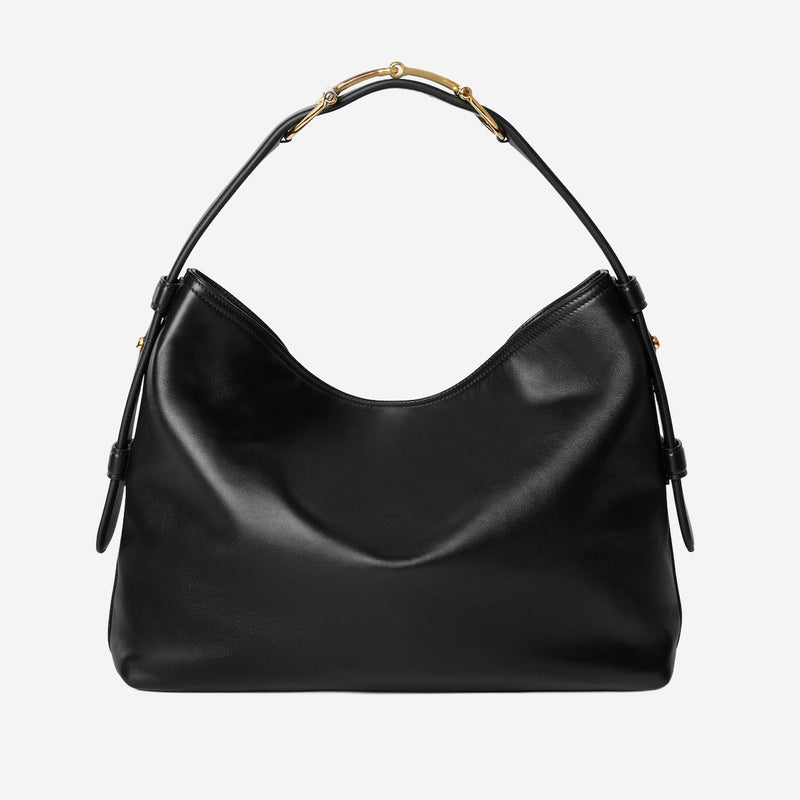 Gucci Beatrix Shoulder Bag — Black Calfskin