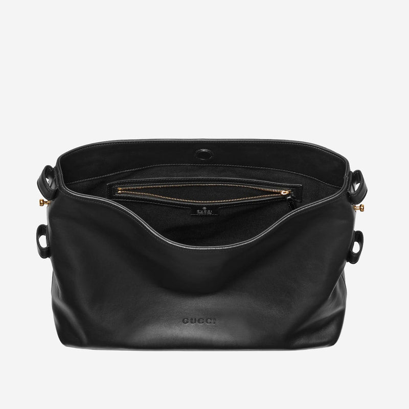 Gucci Beatrix Shoulder Bag — Black Calfskin