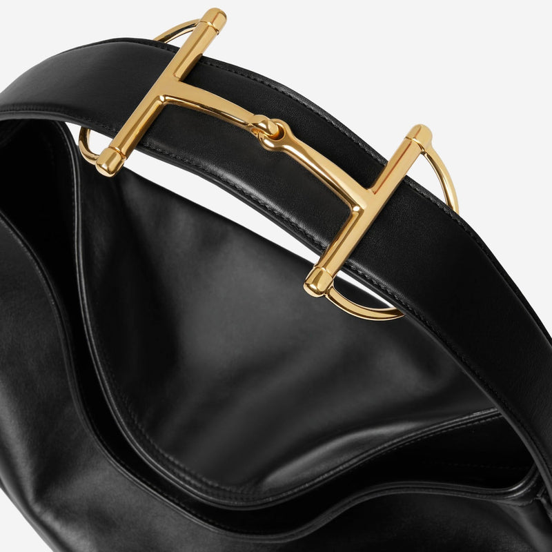 Gucci Beatrix Shoulder Bag — Black Calfskin