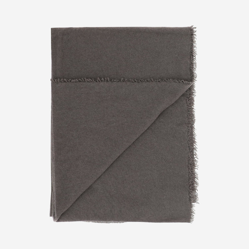 Faliero Sarti Cashmere Scarf — Gray Scarfs
