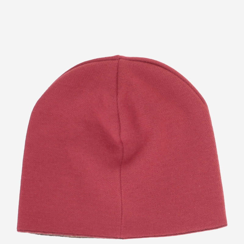 Fendi Jup038 Reversible Wool Beanie — Red Beanies