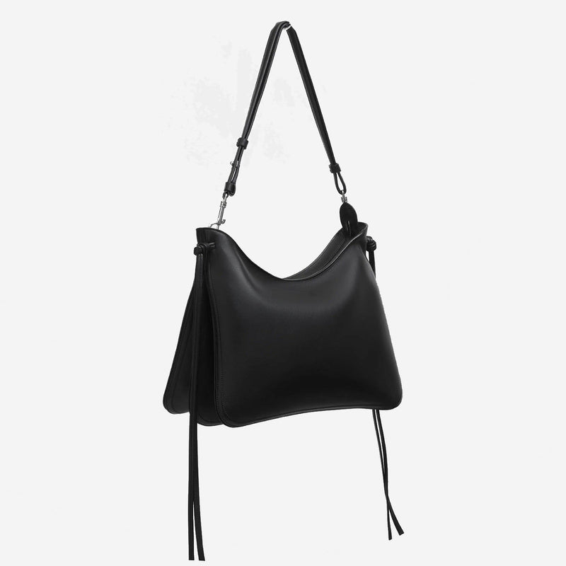 Phoebe Philo Gig Shoulder Bag — Black Leather