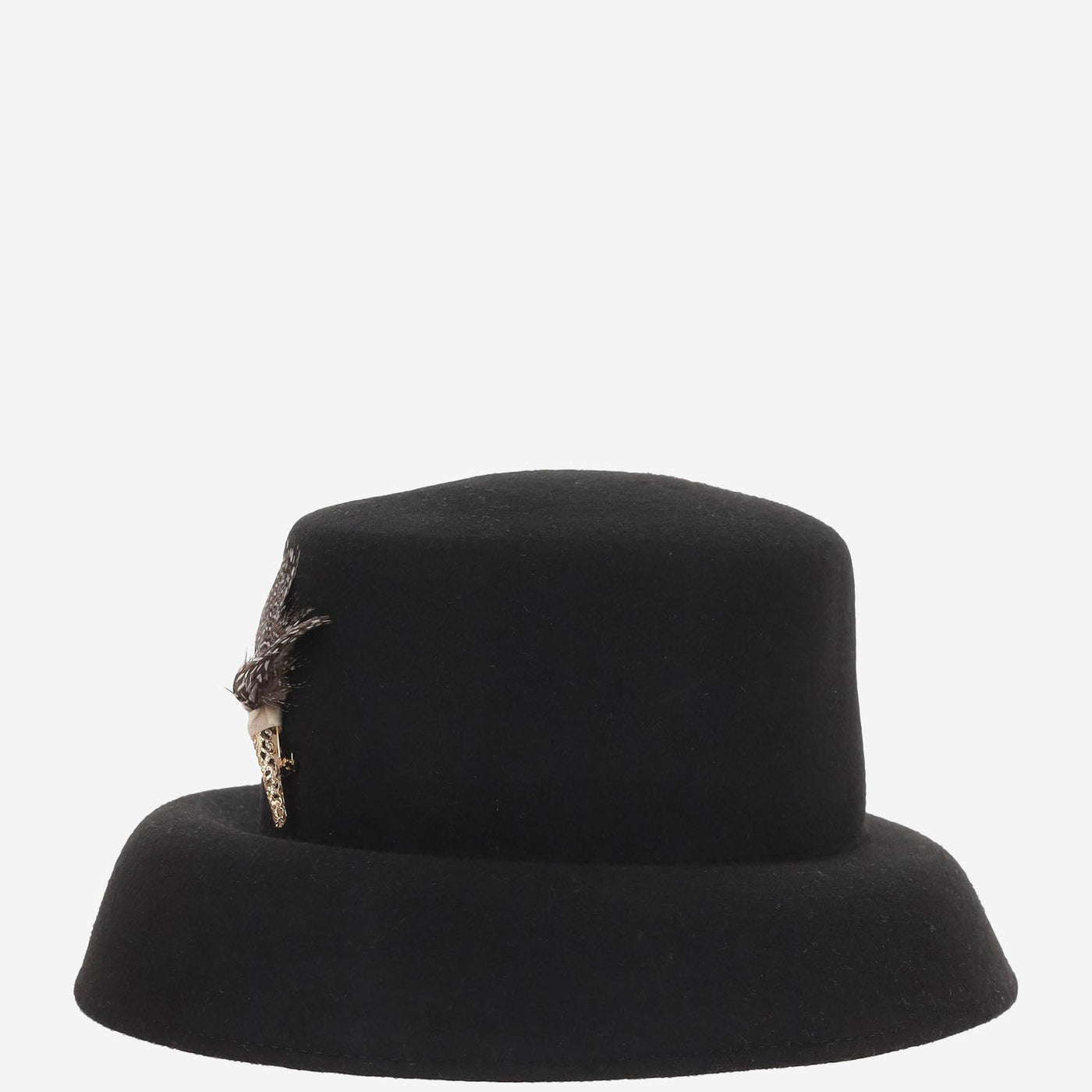 Alexia Alvarez De Toledo Bucket Hat — Black Wool