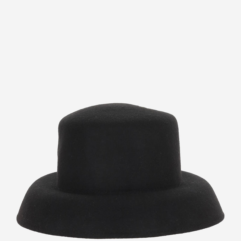Alexia Alvarez De Toledo Bucket Hat — Black Wool