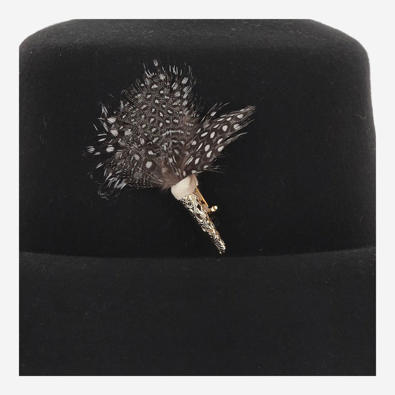 Alexia Alvarez De Toledo Bucket Hat — Black Wool