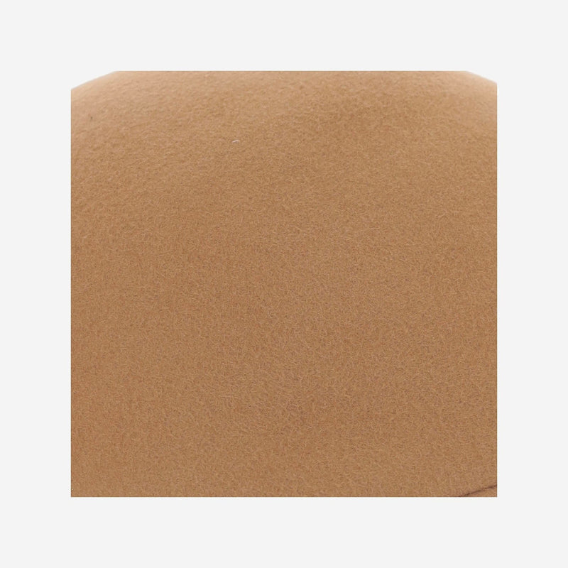 Alexia Alvarez De Toledo Gorrainglesa Wool Felt Flat Cap — Beige Caps