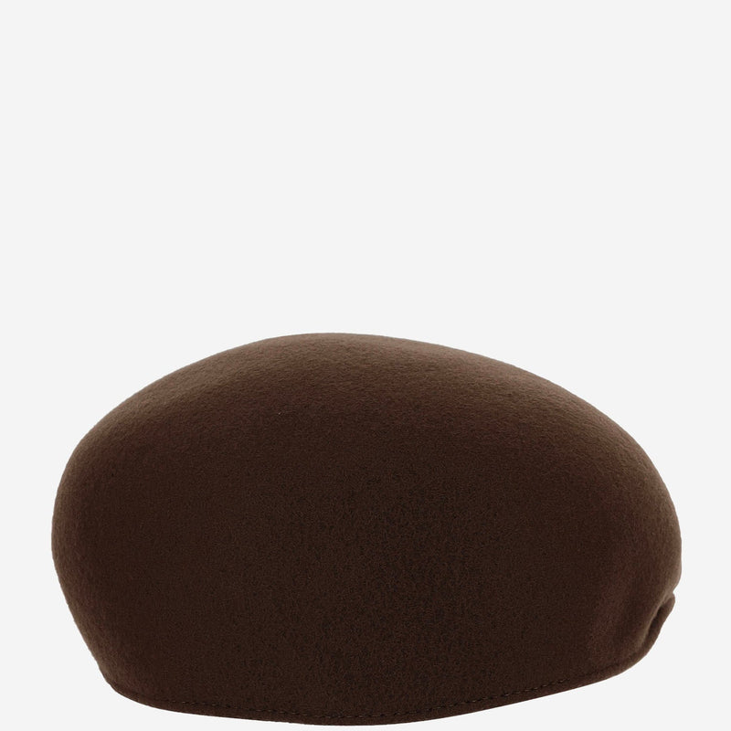 Alexia Alvarez De Toledo Gorrainglesa Wool Coppola Flat Cap — Brown Caps