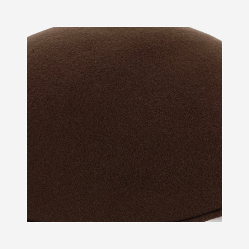 Alexia Alvarez De Toledo Gorrainglesa Wool Coppola Flat Cap — Brown Caps