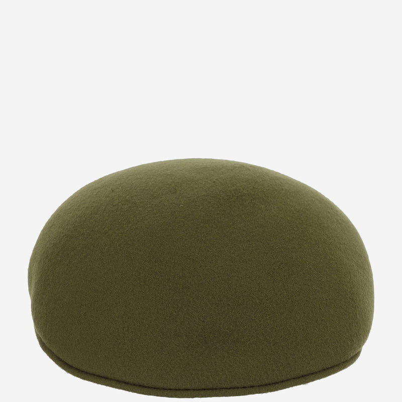 Alexia Alvarez De Toledo Gorrainglesa Wool Felt Flat Cap — Green Caps