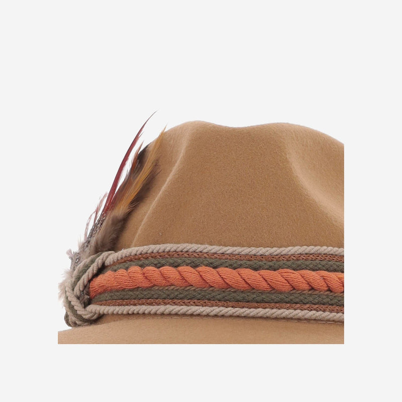 Alexia Alvarez De Toledo Sombrerolanamerino Panama Hat — Beige Wool