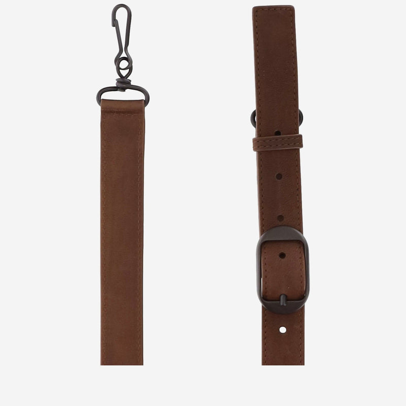 Balenciaga Calfskin Leather Shoulder Bag — Brown