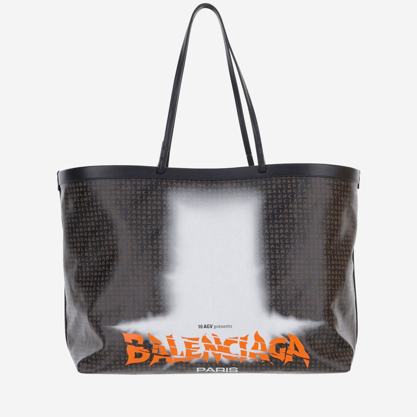 Balenciaga The Door Tote Bag — Black Cotton