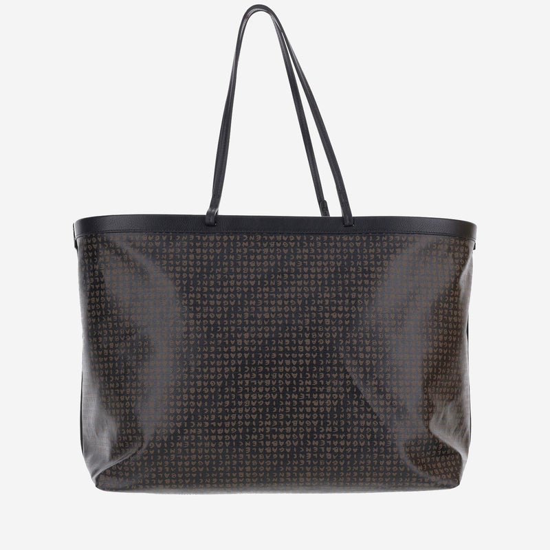 Balenciaga The Door Tote Bag — Black Cotton