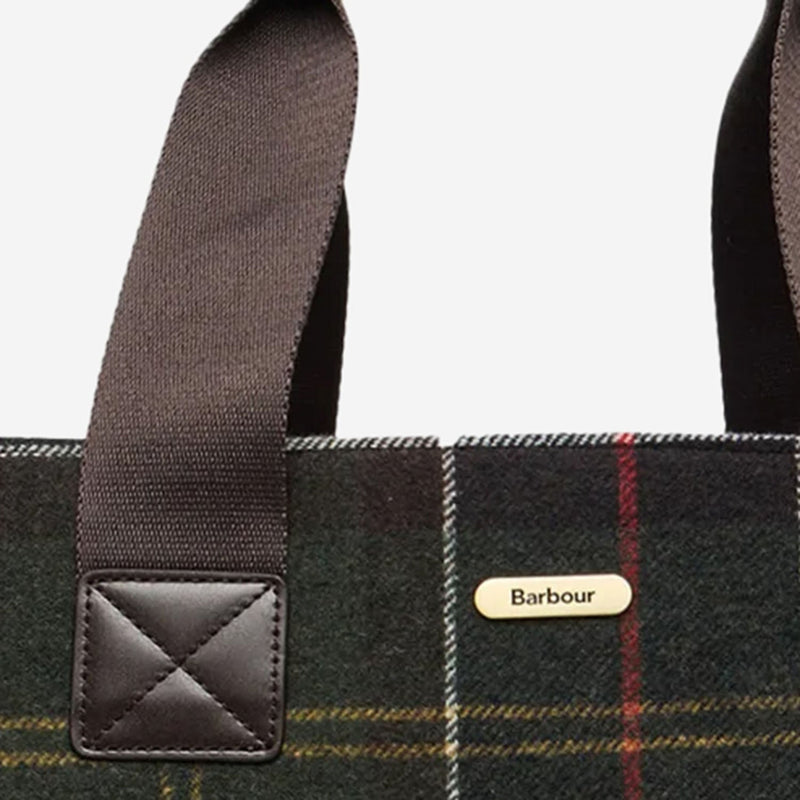 Barbour Tote Bag — Green Polyester
