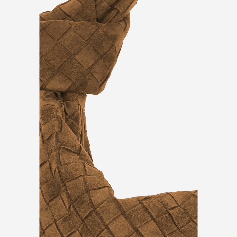 Bottega Veneta Shoulder Bag — Brown Calfskin