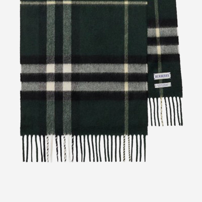 Burberry Cashmere Scarf — Green Scarfs
