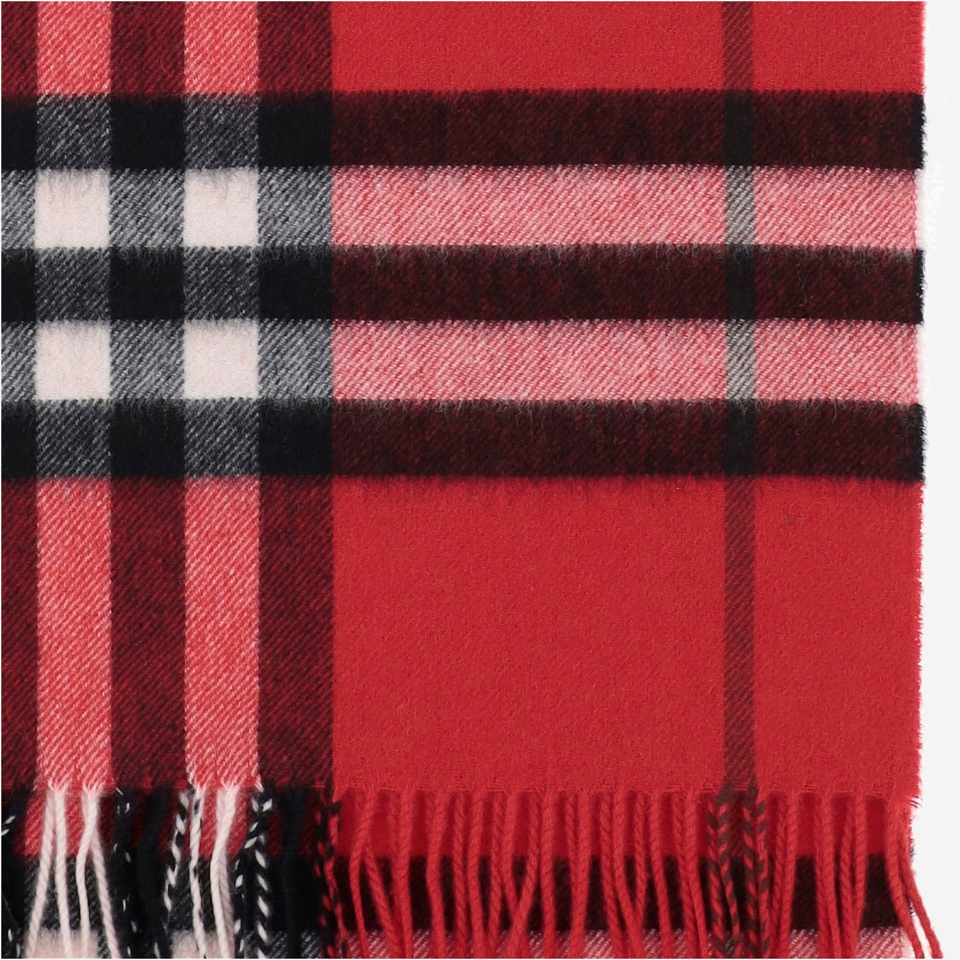 Burberry Cashmere Scarf — Red Scarfs