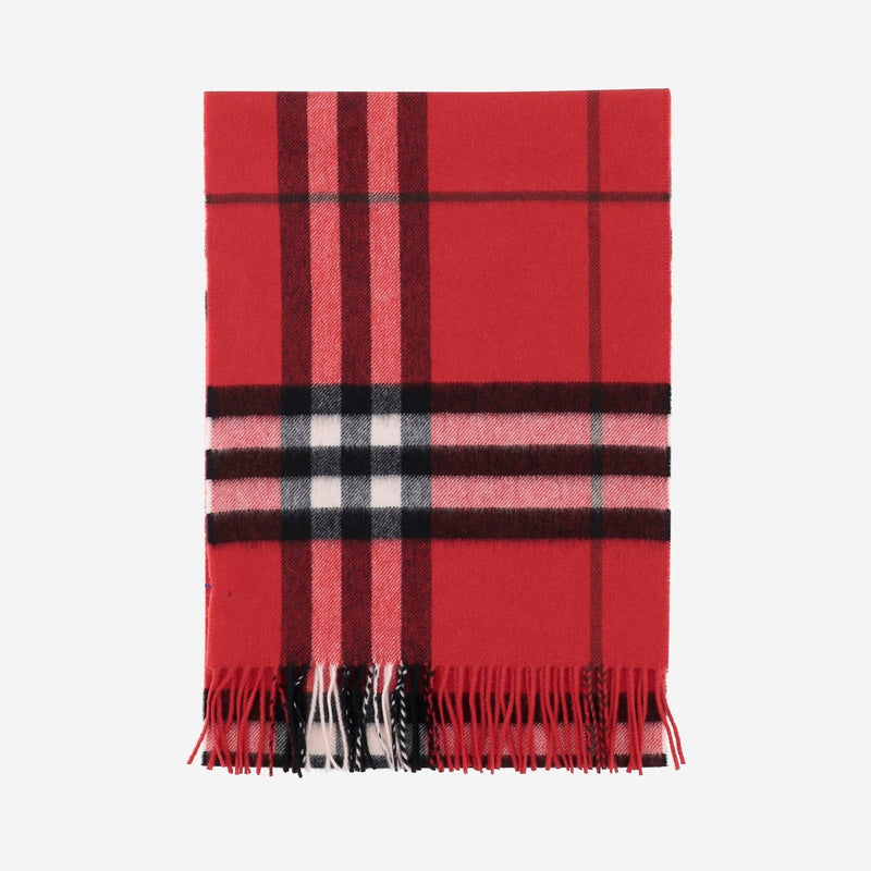 Burberry Cashmere Scarf — Red Scarfs