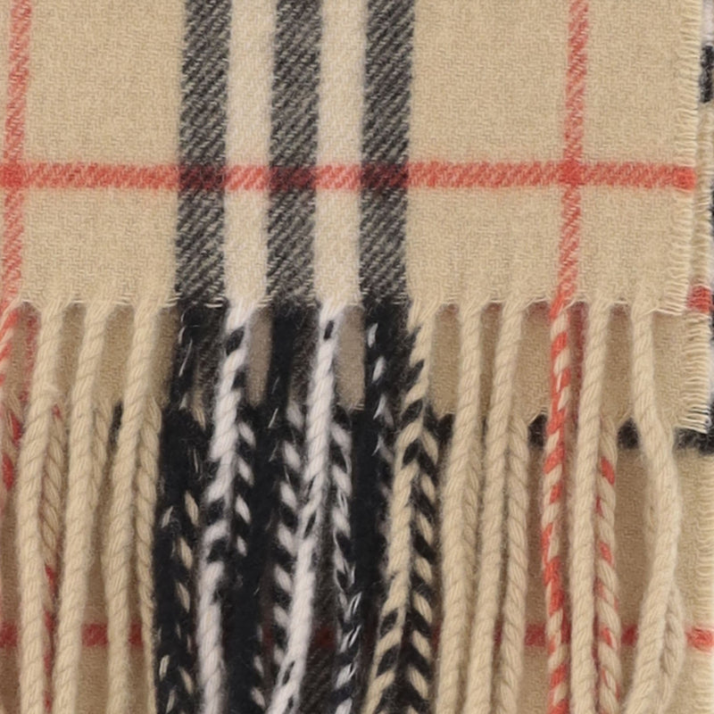 Burberry Cashmere Check Scarf — Multicolor Scarfs