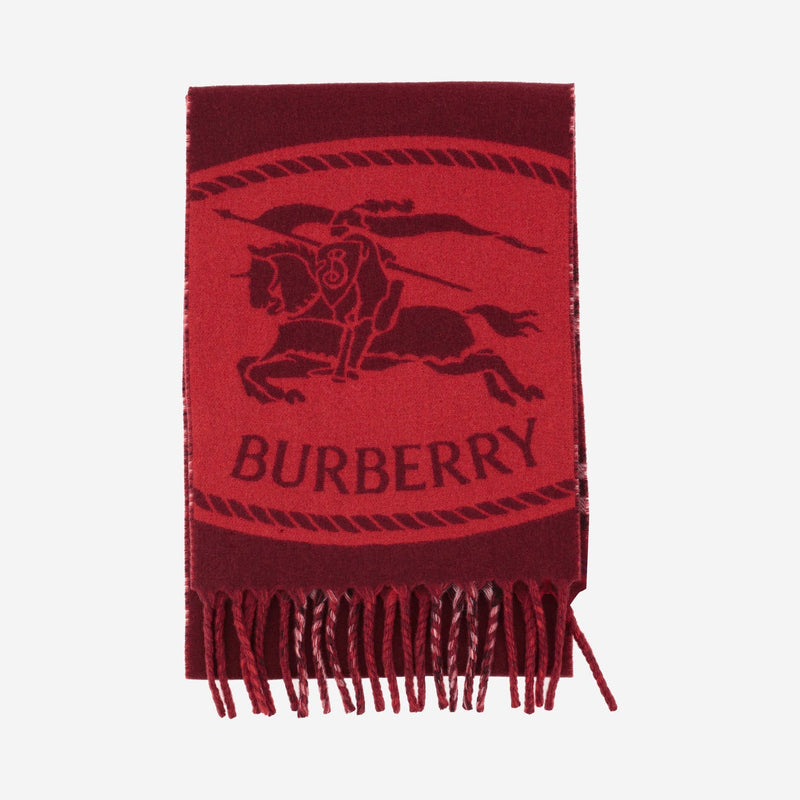 Burberry Cashmere Scarf — Red Scarfs