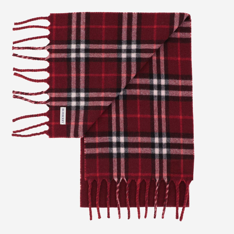 Burberry Cashmere Scarf — Red Scarfs