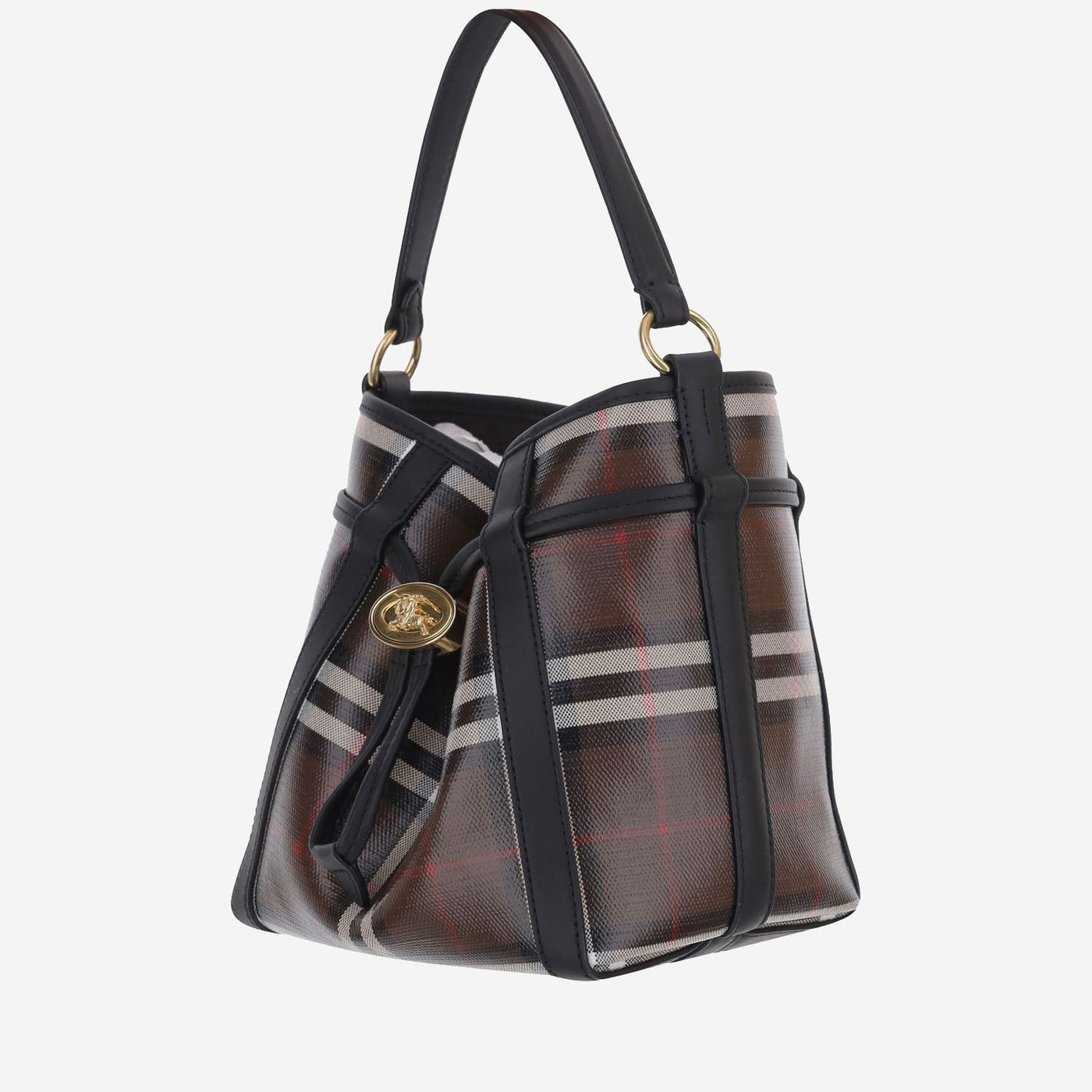 Burberry Shoulder Bag — Brown Cotton