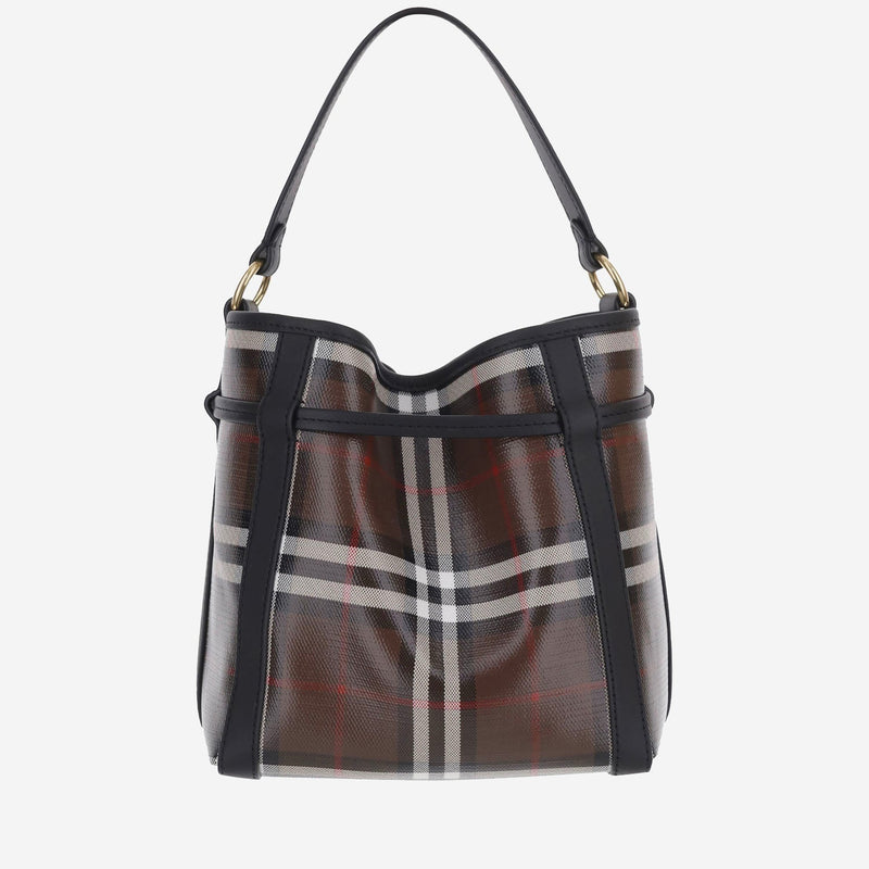 Burberry Shoulder Bag — Brown Cotton