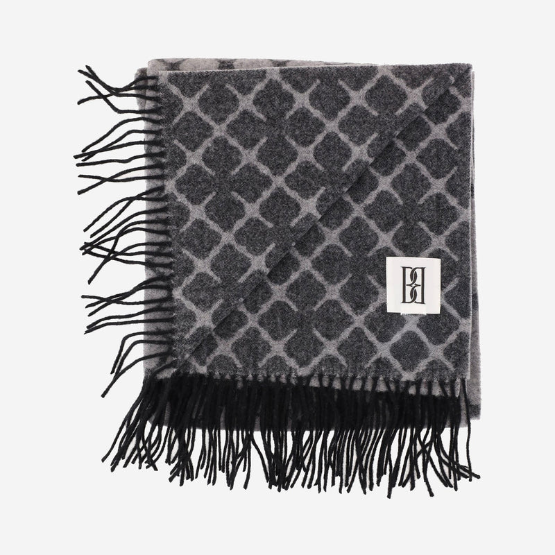 By Malene Birger Ortega Scarf — Gray Wool Scarfs