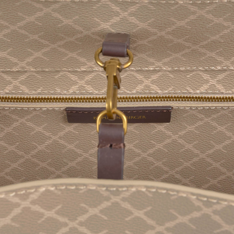 By Malene Birger Abigail Tote Bag — Beige Polyvinyl